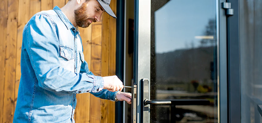 Frameless Glass Storefront Door Locks Replacement in Cypress, CA